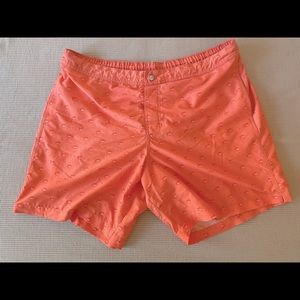 Southern Tide Orange Bathing Suit..Size XL